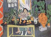 Henri Matisse Interior with an Etruscan Vase (mk35) oil